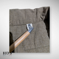 Chemise moutarde US ww2 m37 officier 16x33