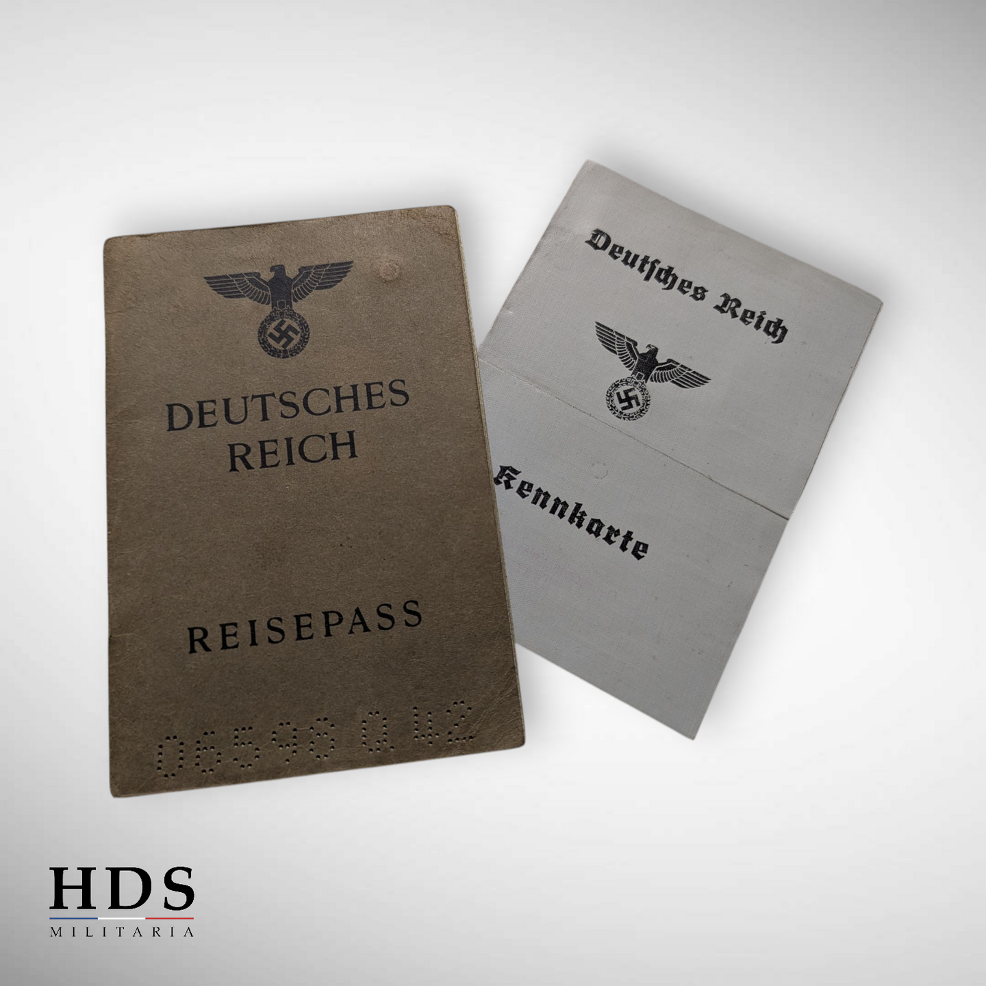 Identity card + passport Lutterbach Alsace ww2