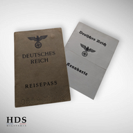 Identity card + passport Lutterbach Alsace ww2