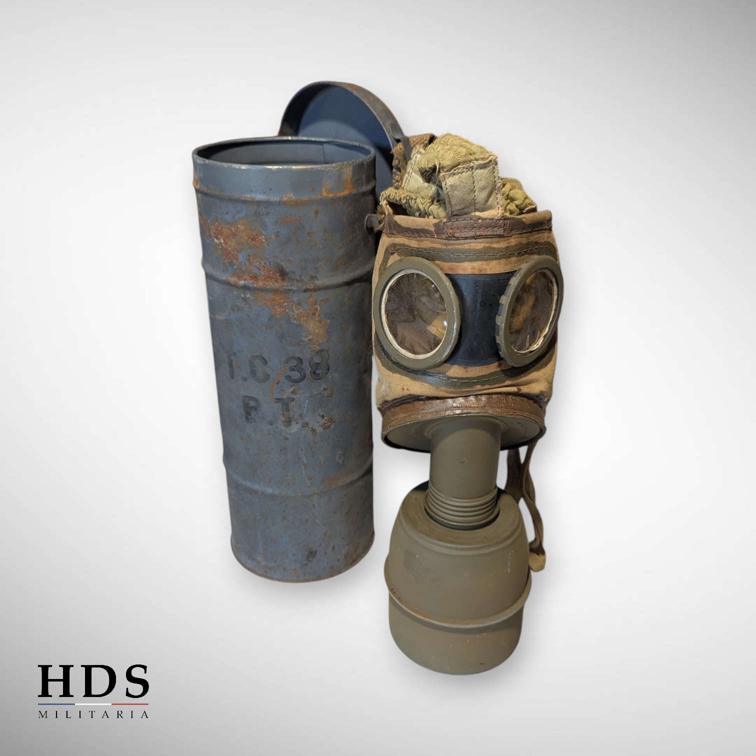 Masque à gaz DP France 40 ww2