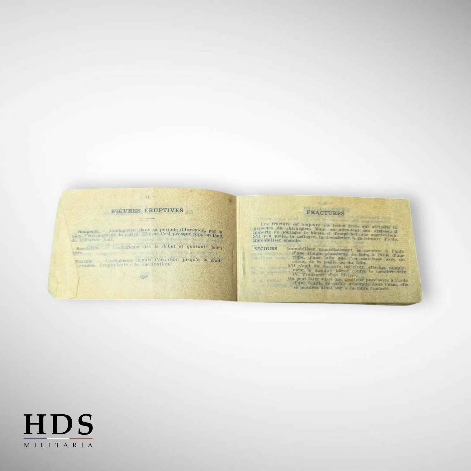 Livret premiers secours SSBM ww2