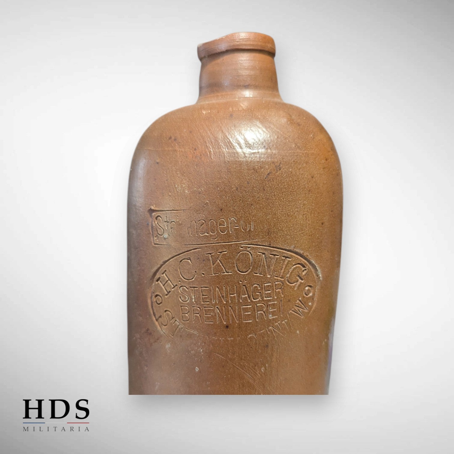 Bouteille en gré allemande ww1 alcool