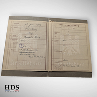 German ww2 Arbeitsbuch booklet