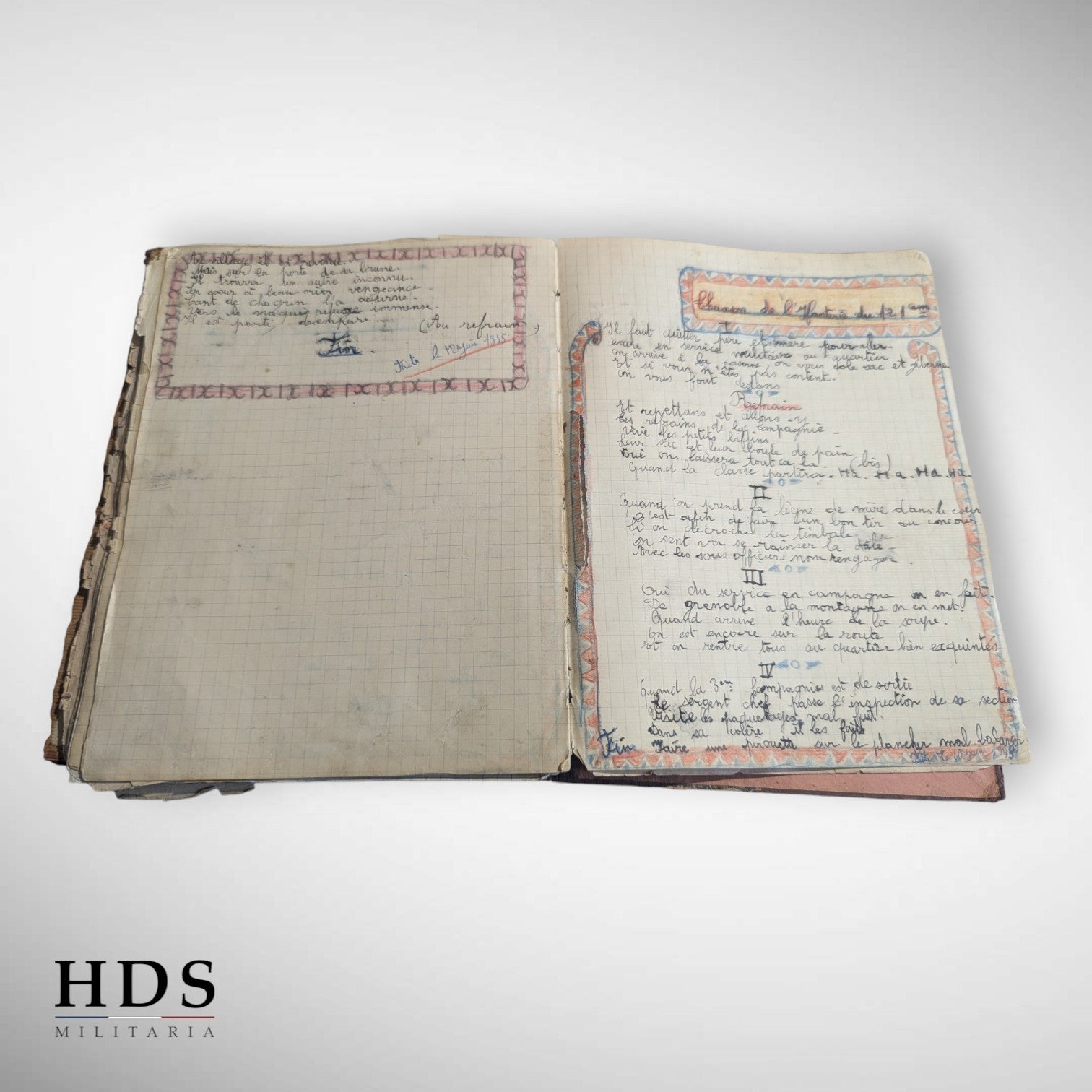 Cahier de chansons 10e Génie Besançon ww2