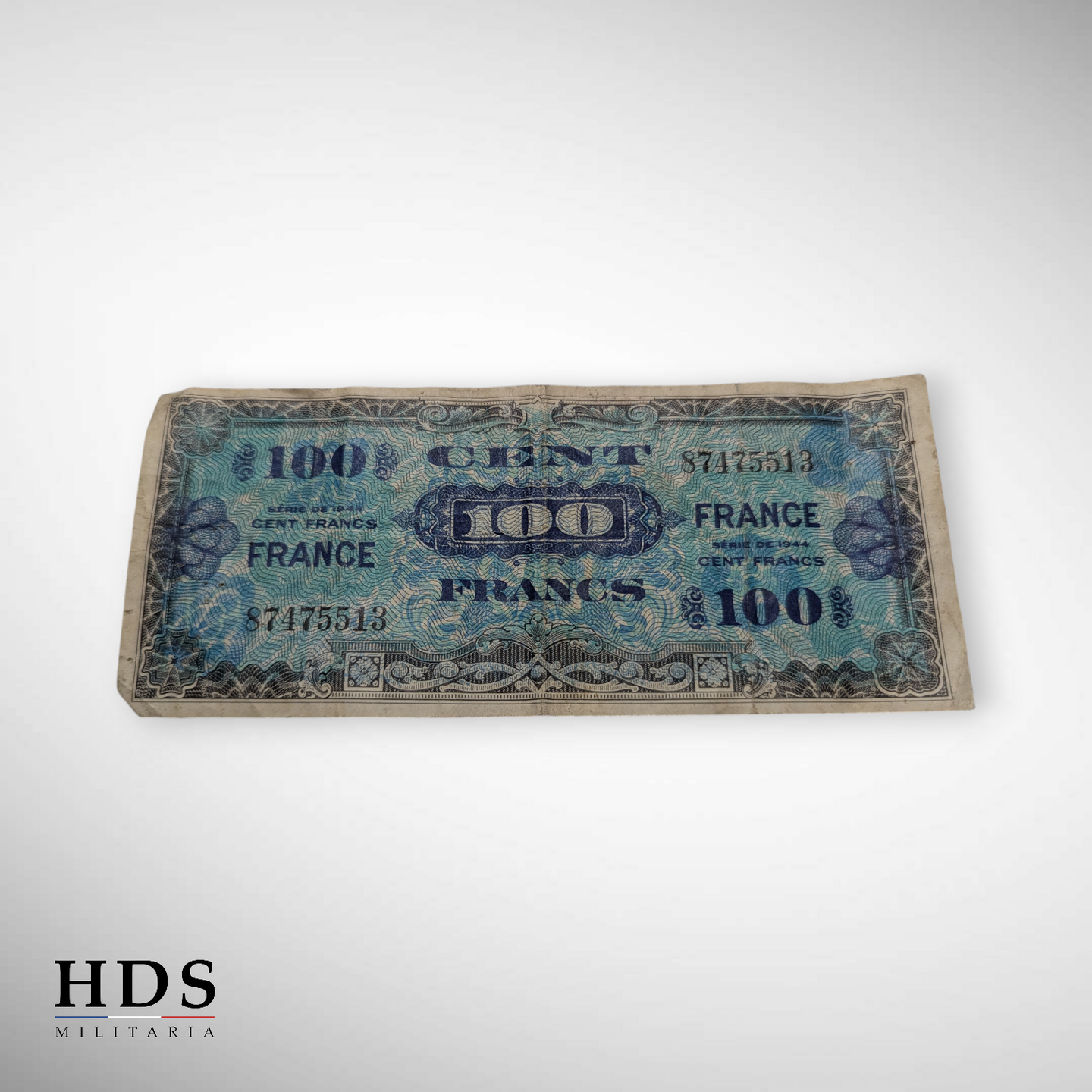 Billet 100 francs invasion ww2 1944