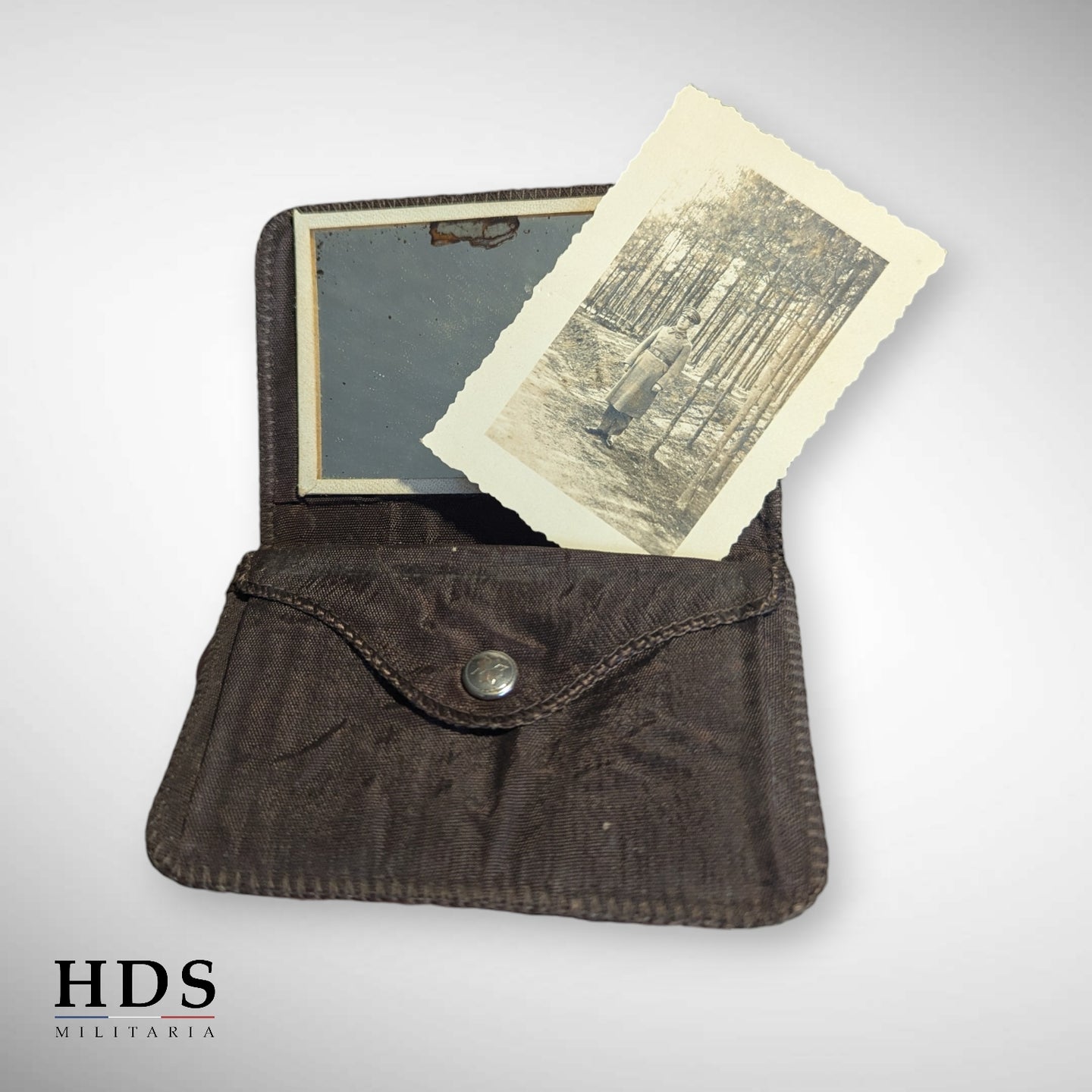 Pochette miroir photo allemand ww2