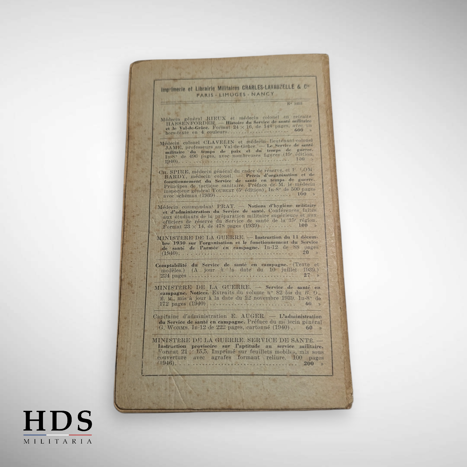 Manuel d'instruction service de santé 1951