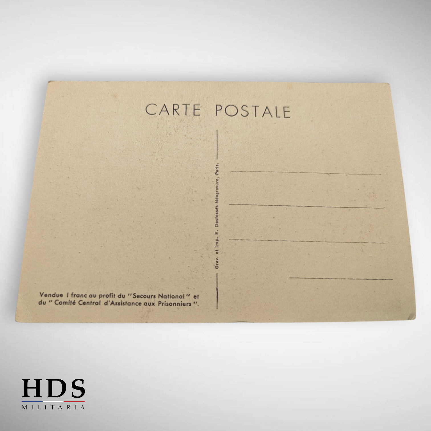 Photo carte postale Maréchal Pétain ww2