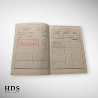 DAF booklet + Arbeitsbuch Elsenheim Alsace ww2