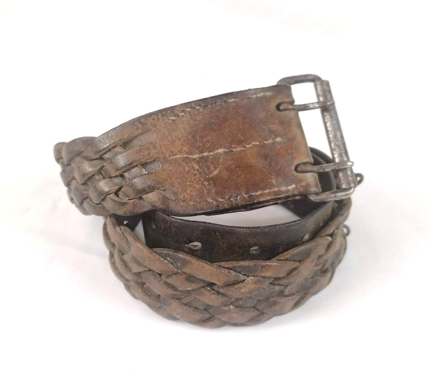 militaria : Ceinturon 1903-14 tressé /  Belt 1903-14 braided