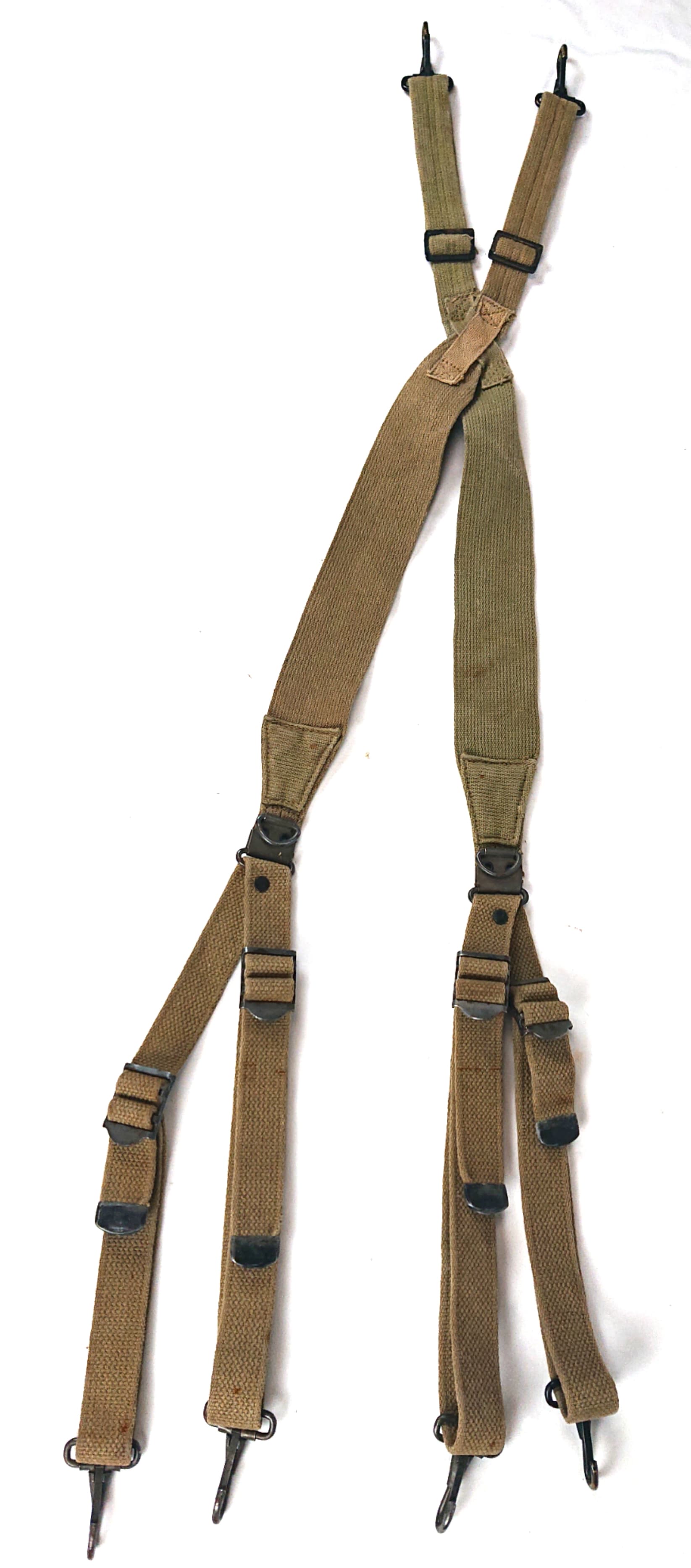militaria : Brelage US m36 bicolore / Two-tone US m36 suspender