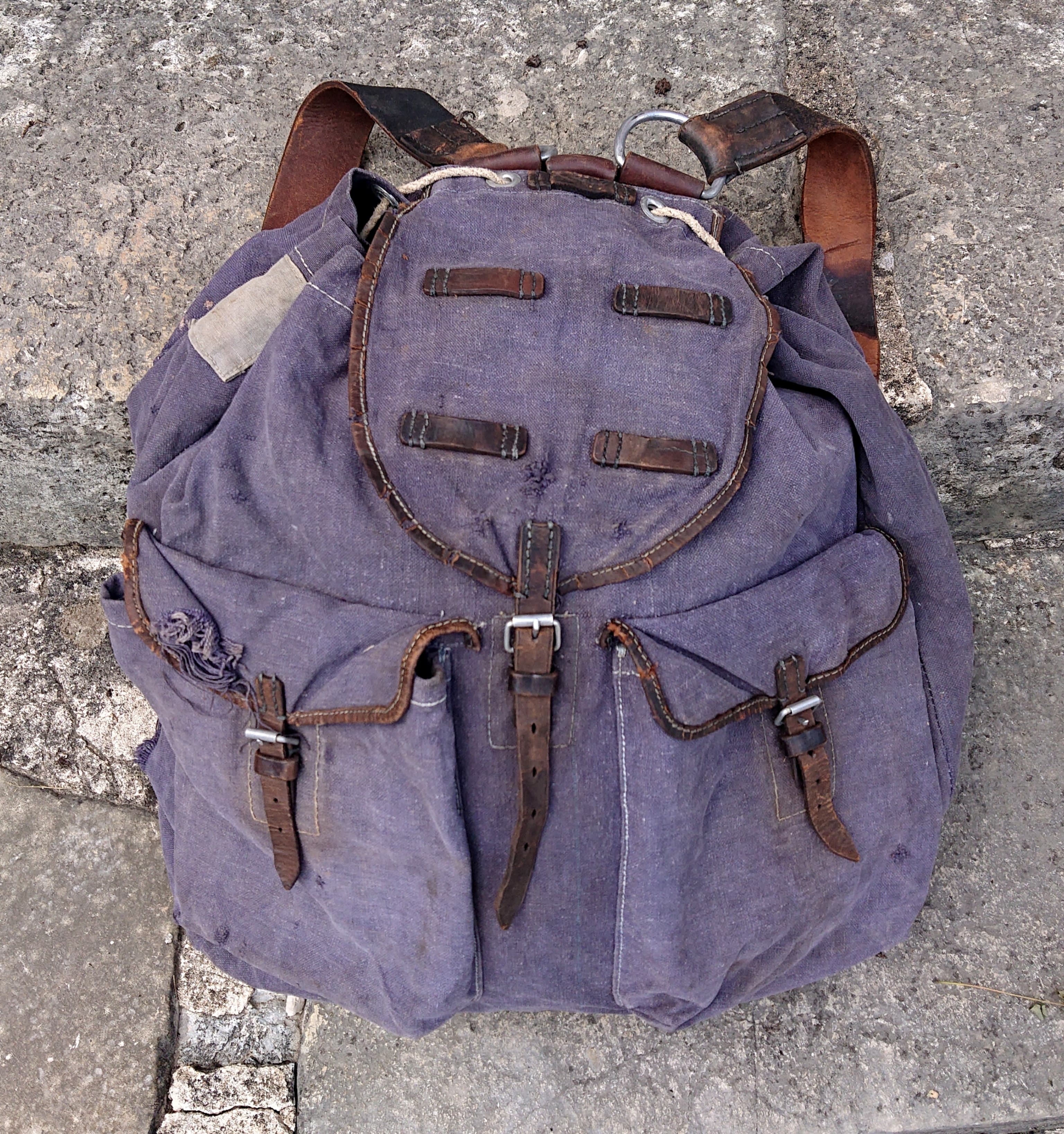 militaria : Sac à dos luftwaffe / luftwaffe backpack