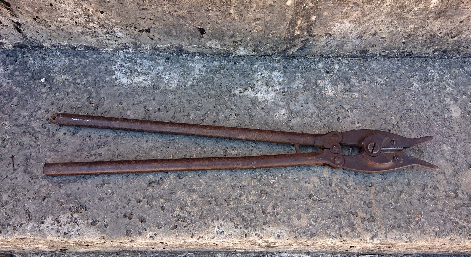 militaria : Grande pince coupe barbelés /  Large barbed wire cutter