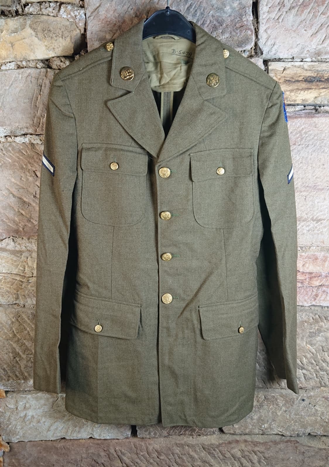 militaria : Veste de sortie US 4 poches 37XL / USAAF class A jacket