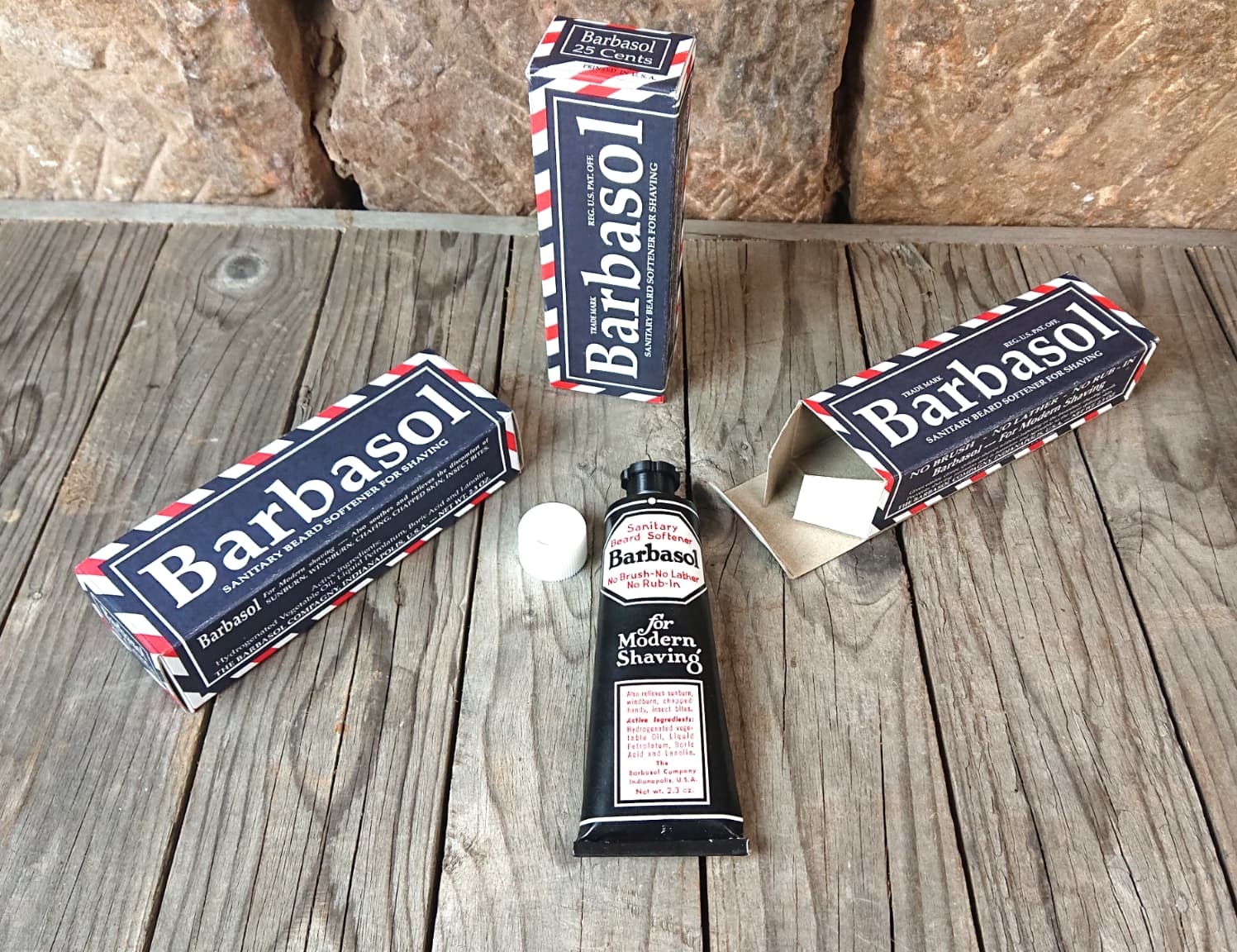 HdS Militaria Crème à raser US Barbasol REPRO / Shaving cream COPY
