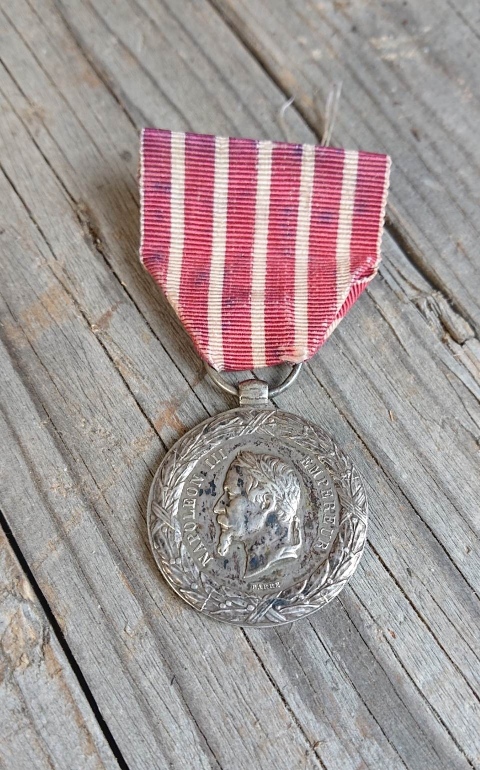 militaria : Médaille campagne d'Italie 1859 / 1859 Italian campaign medal
