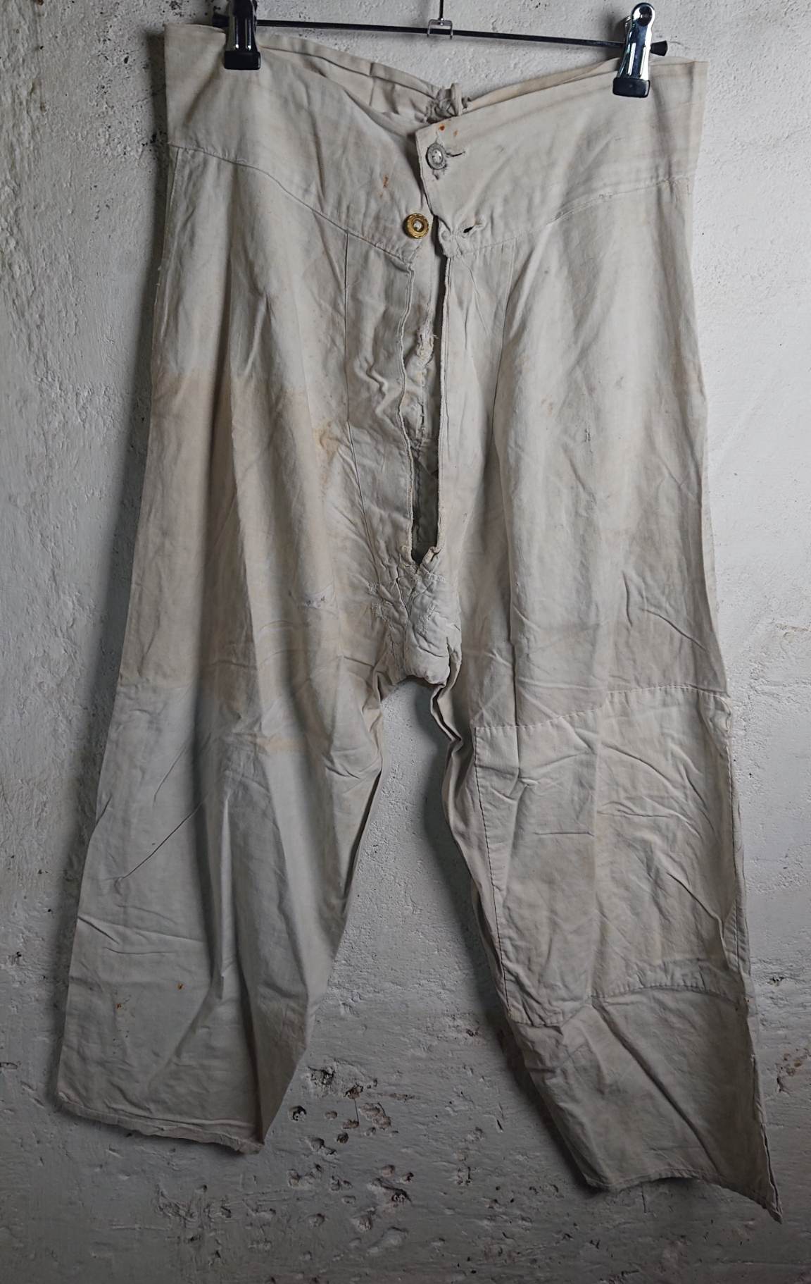militaria : Caleçon long homme 1900 / Men's long underpants 1900