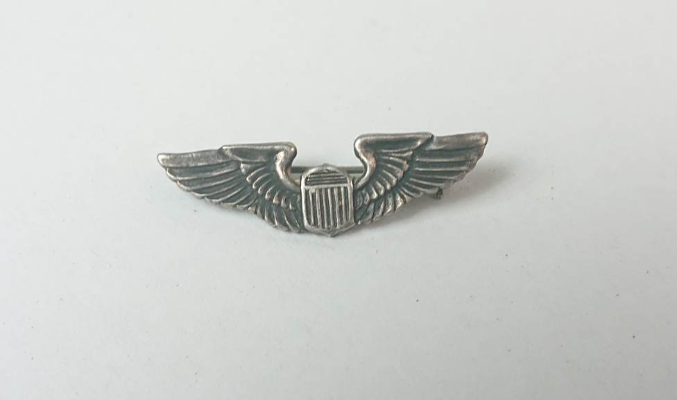 militaria : Brevet pilote USAAF Sterling petit / USAAF Sterling pilot license small