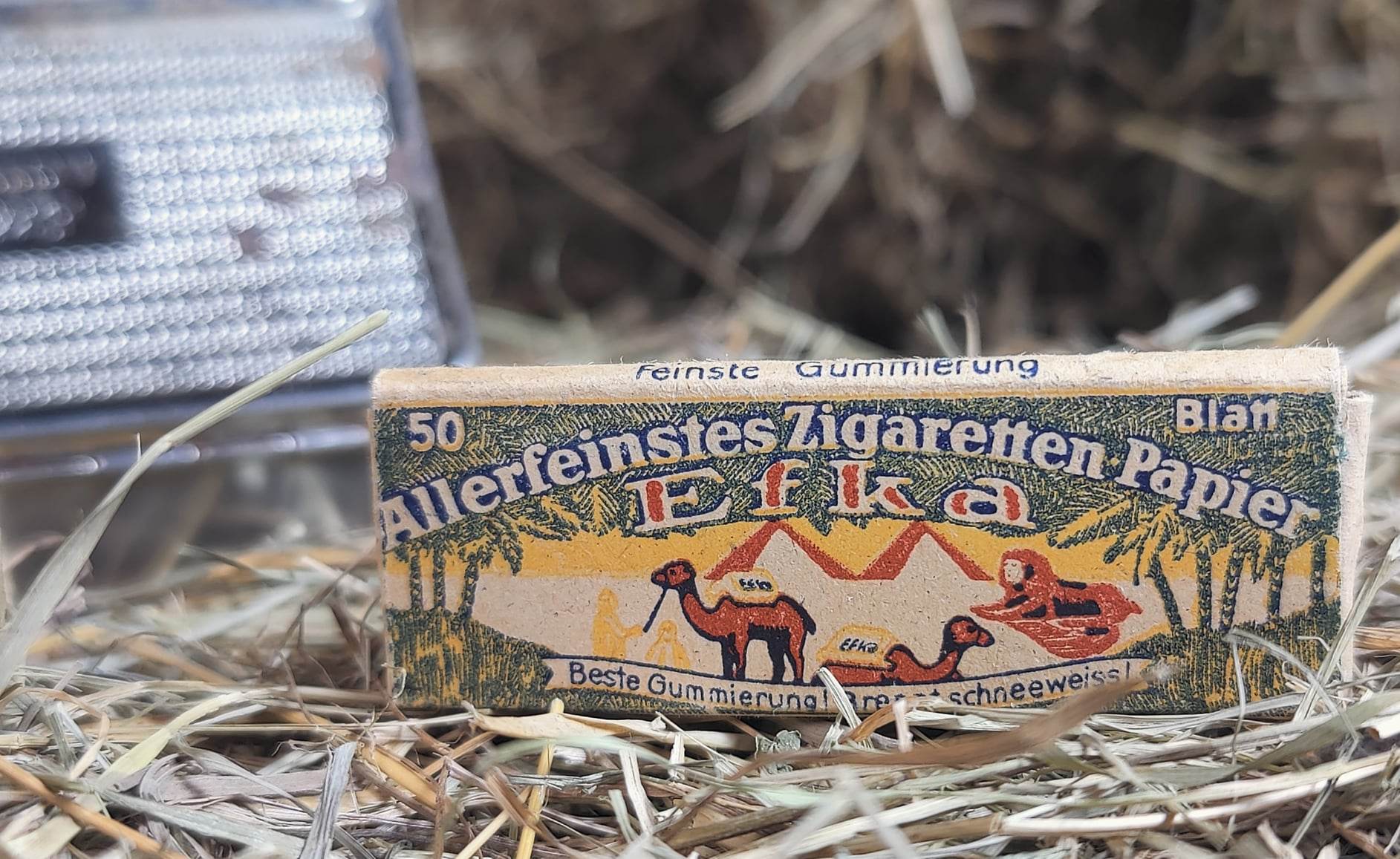militaria : Paquet de feuilles à rouler Allemande EFKA / ww2 german rolling paper