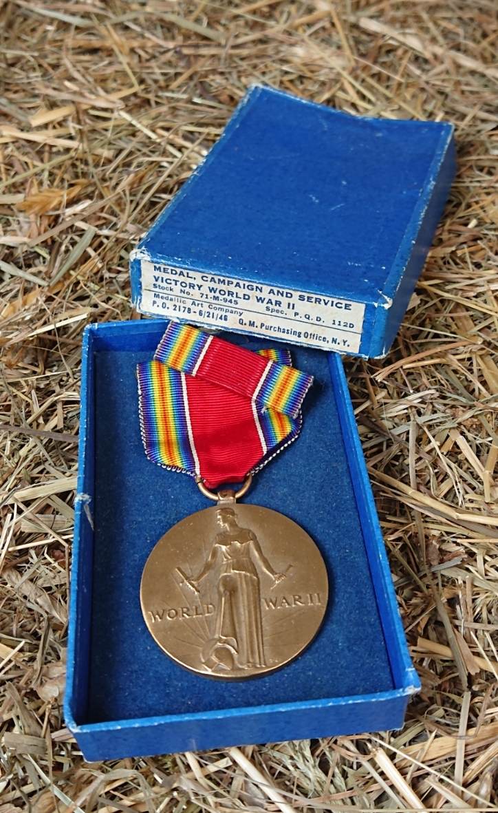 militaria : Médaille de la Victoire US N1/ ww2  Victory medal