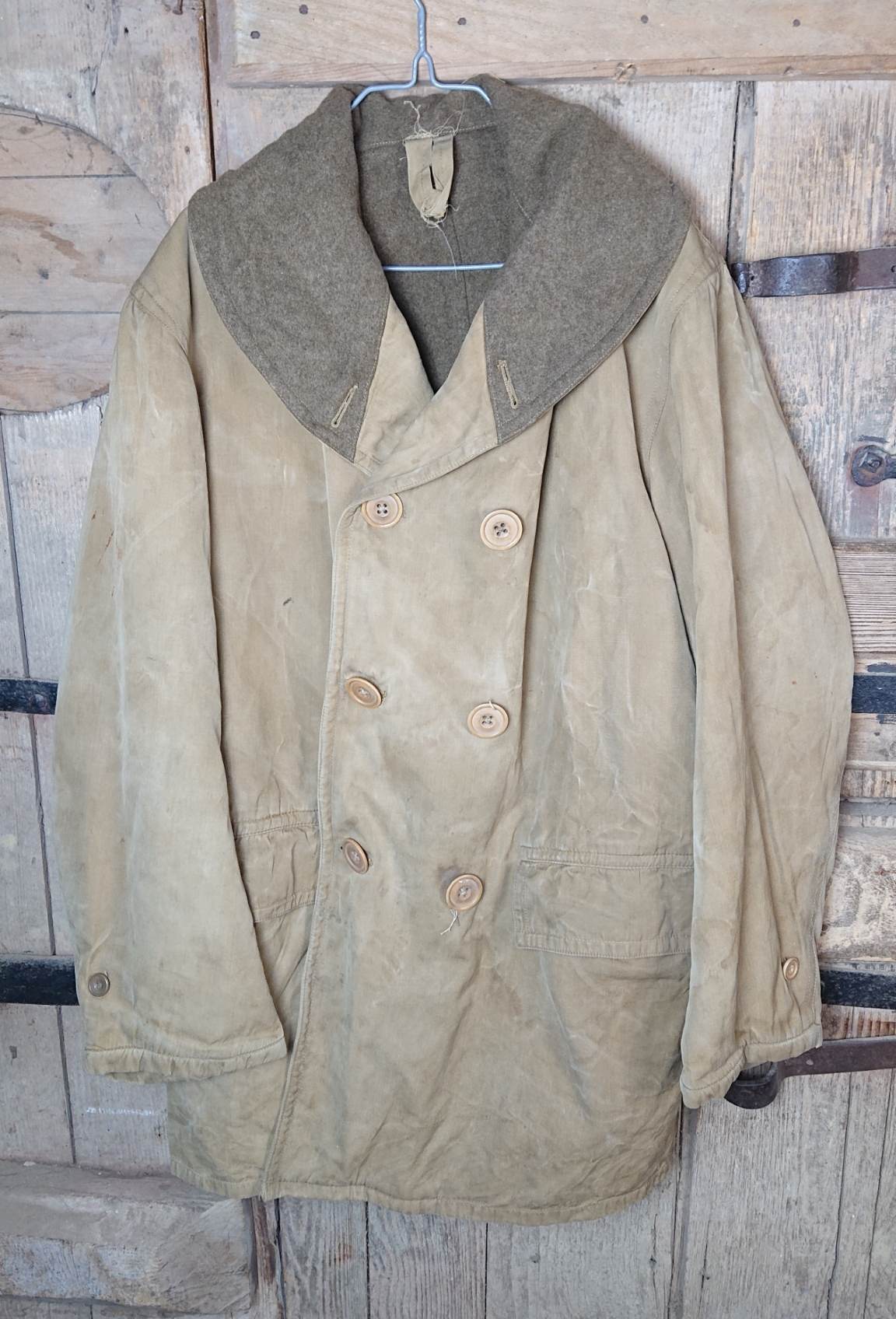 militaria : Veste Mackinaw US ww2 British made / Mackinaw jacket US 1943
