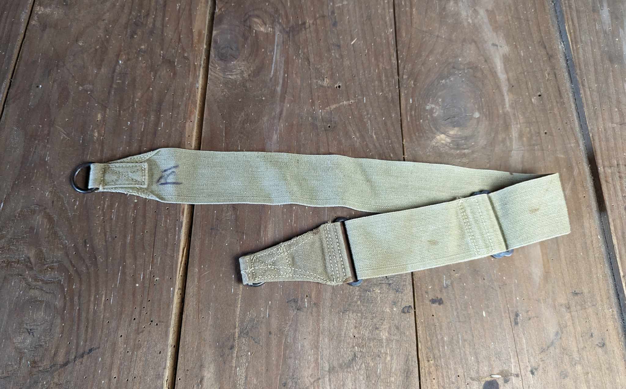 militaria : Sangle musette m36 US 1941 / ww2 M36 US bag strap
