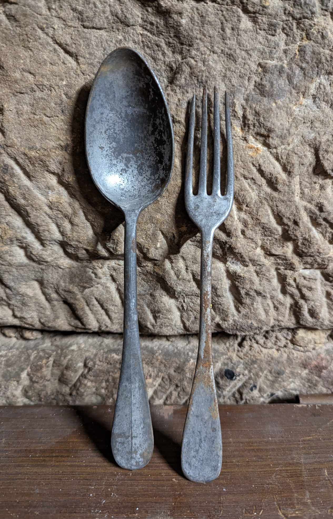 militaria : Couverts fourchette cuillère 1900 / ww1 french cutlery