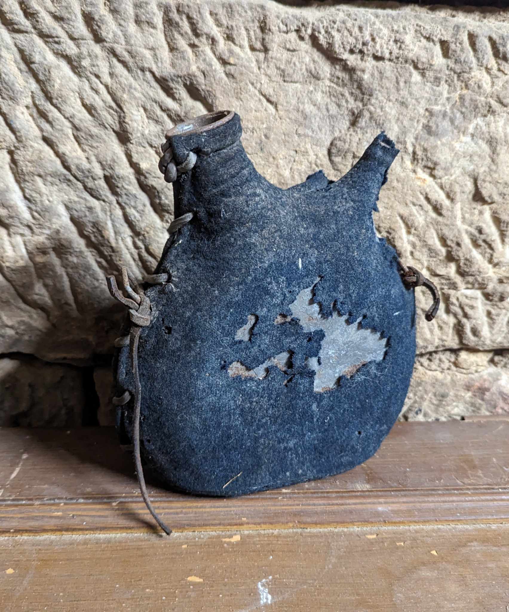 militaria : Gourde  bidon m1877 nominatif / ww1 french named canteen