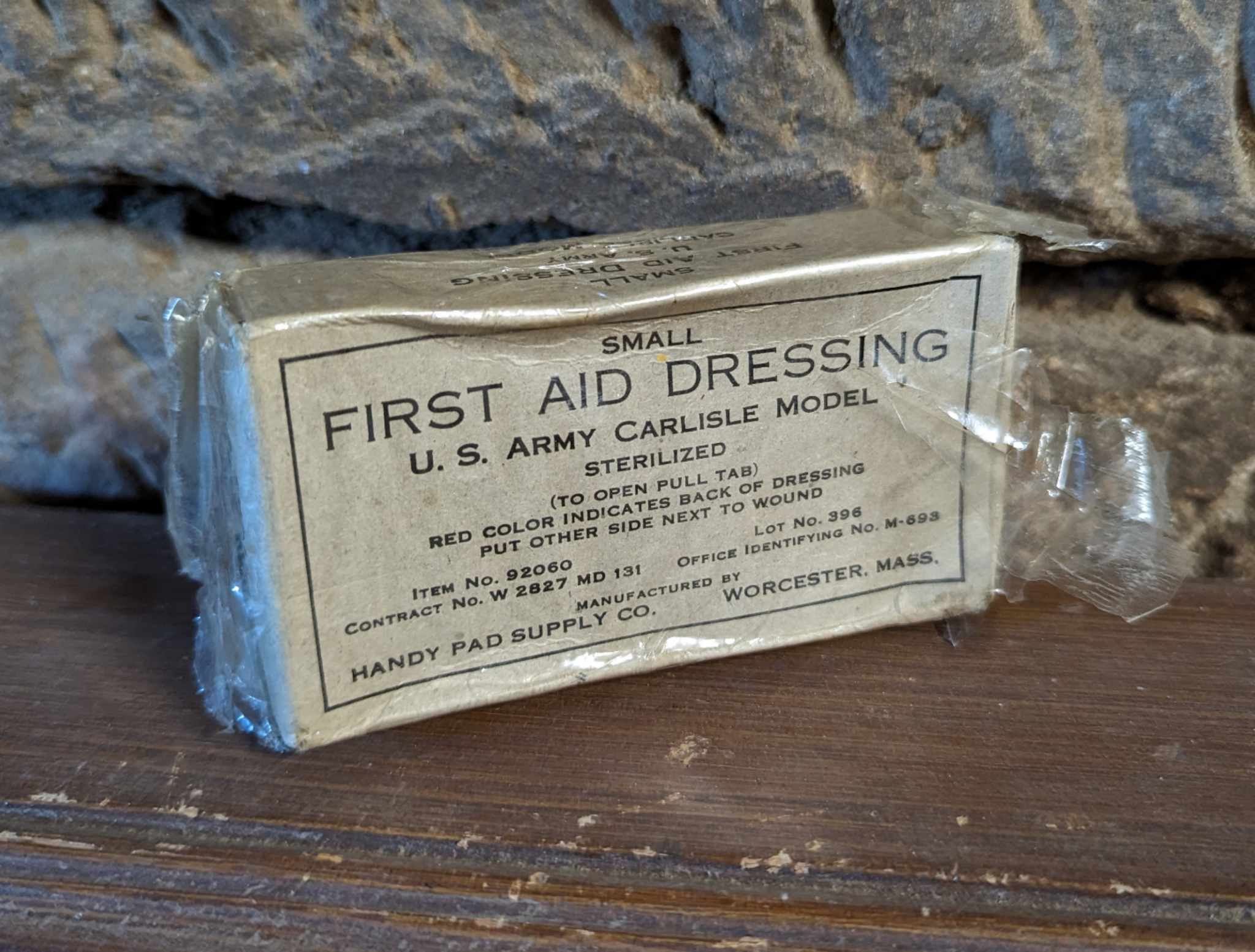 militaria : Pansement US ww2 / small first aid dressing