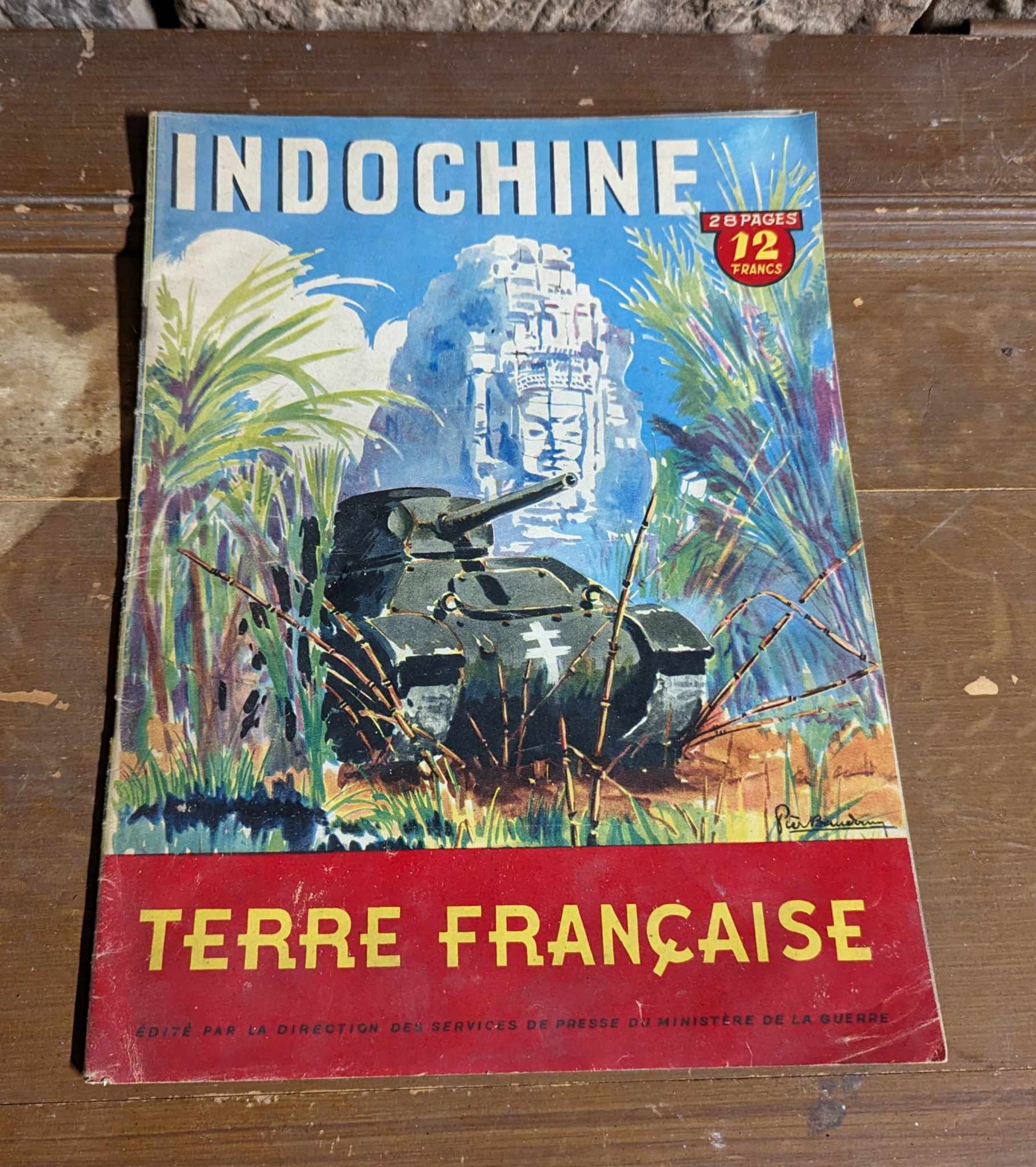 militaria : Livret Indochine terre Française 1945 / Booklet Indochina French land