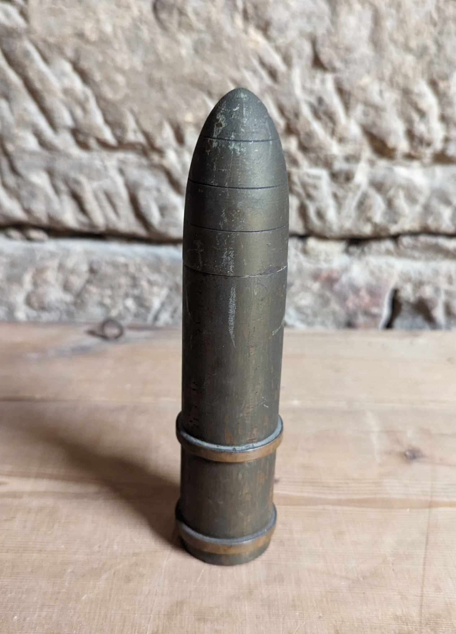 militaria : Briquet de table artisanat de tranchée / ww1 French trench art lighter