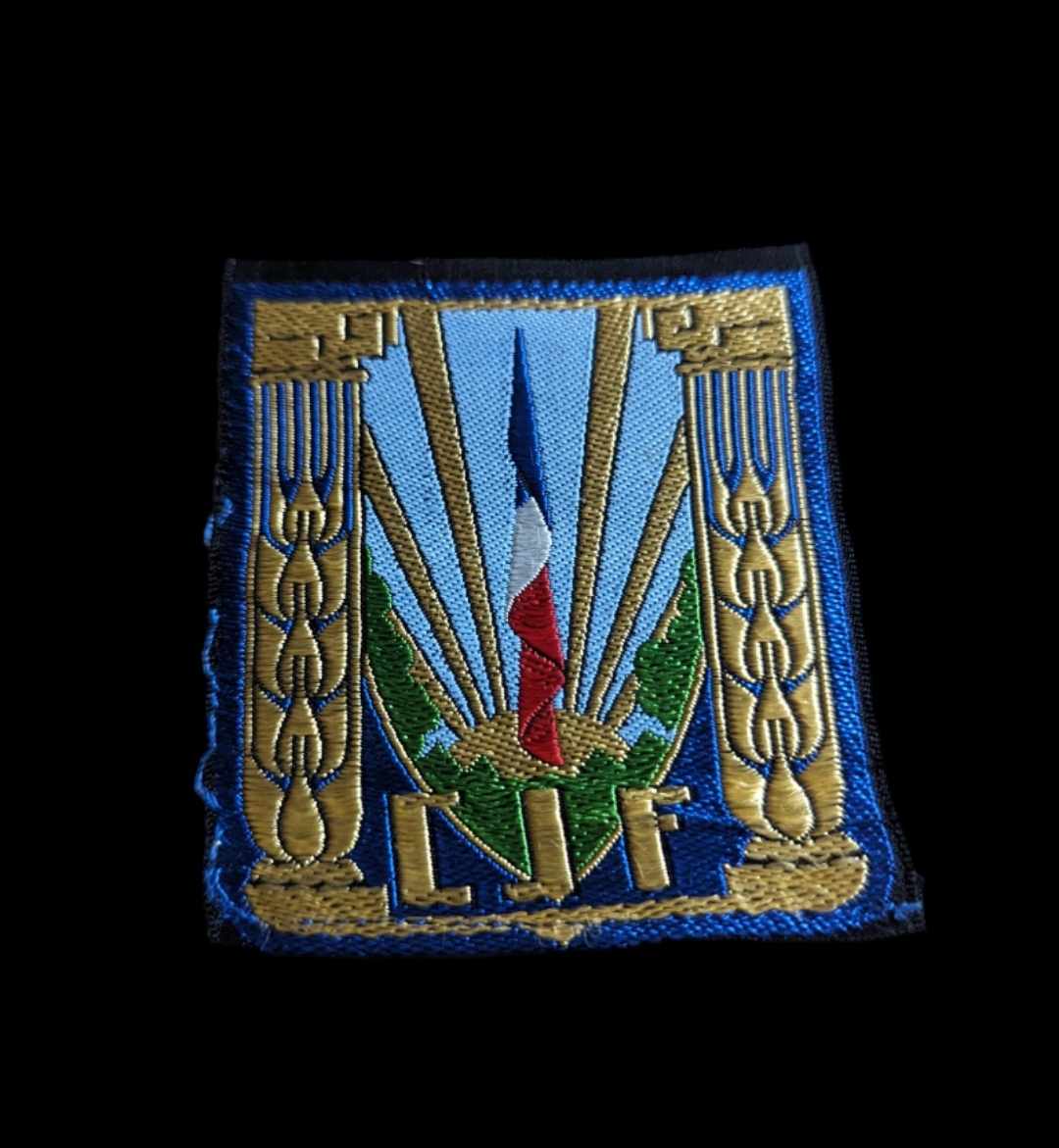 militaria : Insigne tissus CJF général / ww2 CJF fabric patch