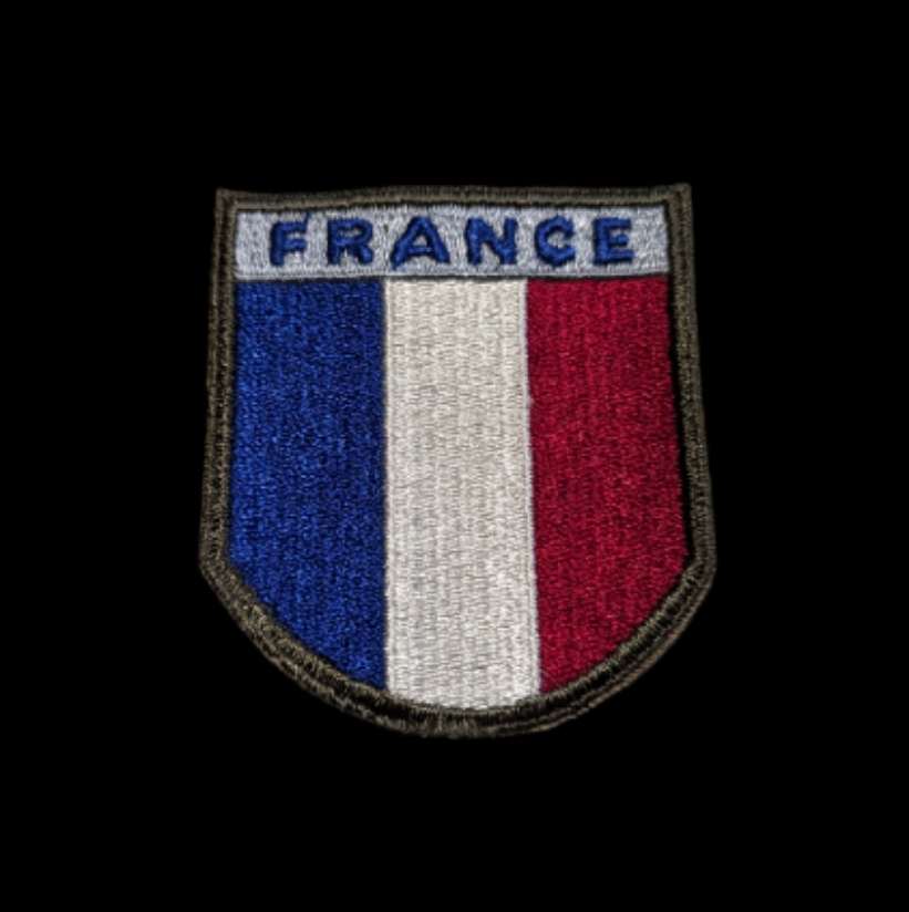 militaria : Patch US Armée Française Libération ww2 / Patch French Army Liberation ww2