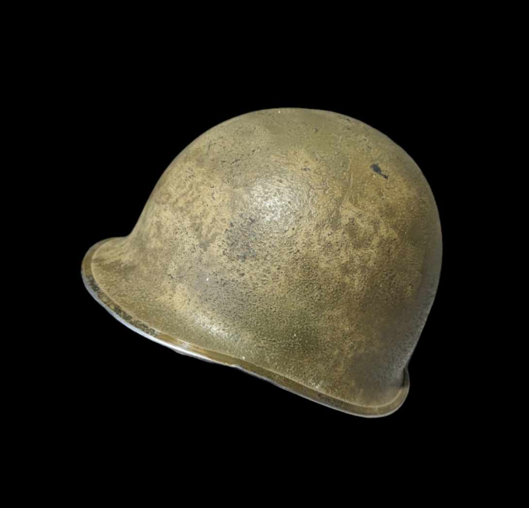militaria : Coque de casque US M1 / ww2 US M1 helmet shell