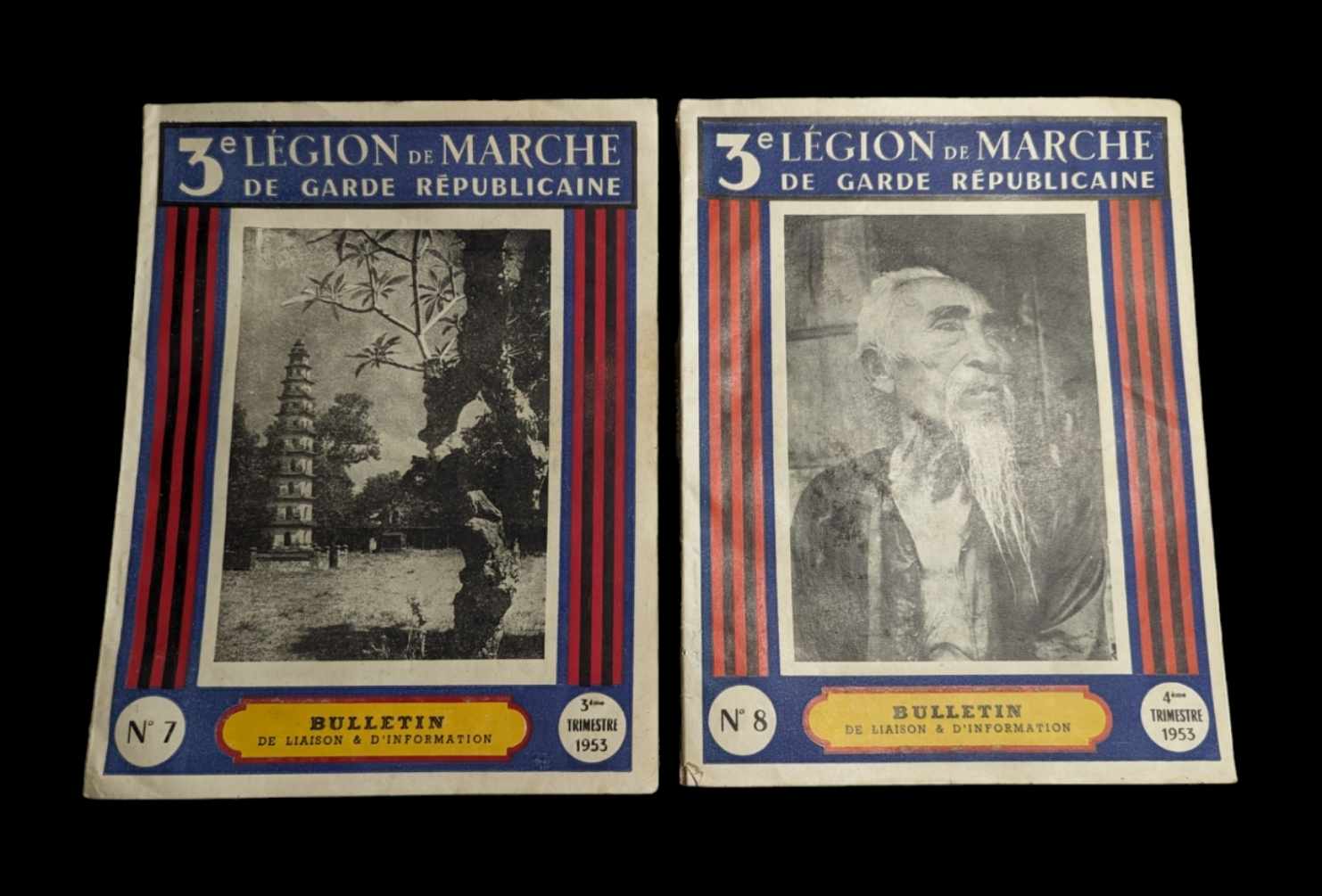 militaria : Revues 3e Légion de marche Garde Républicaine / Magazines 3rd LMGR 1953