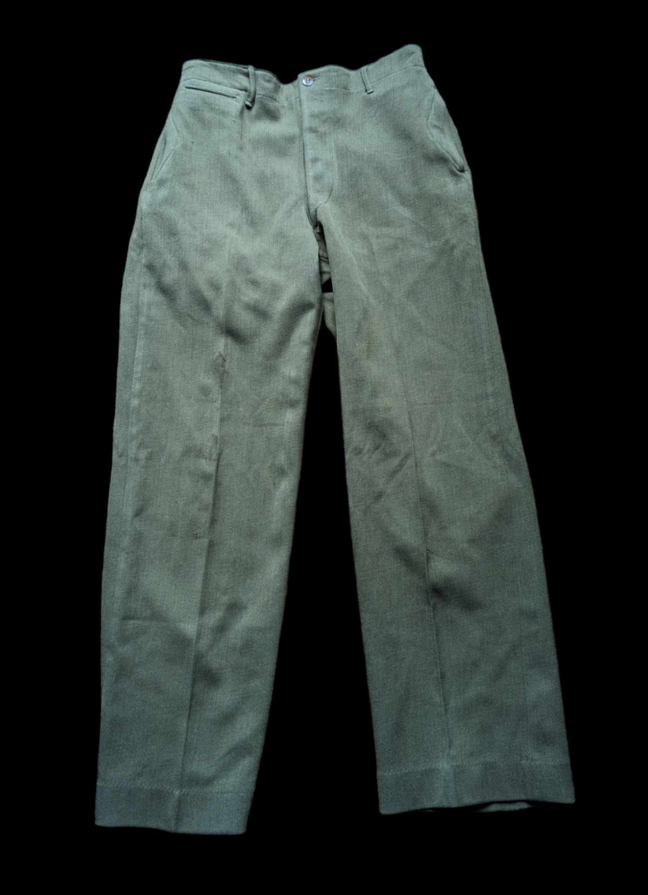 militaria : pantalon moutarde US m37 33x33/ US ww2 m37 trousers laundry