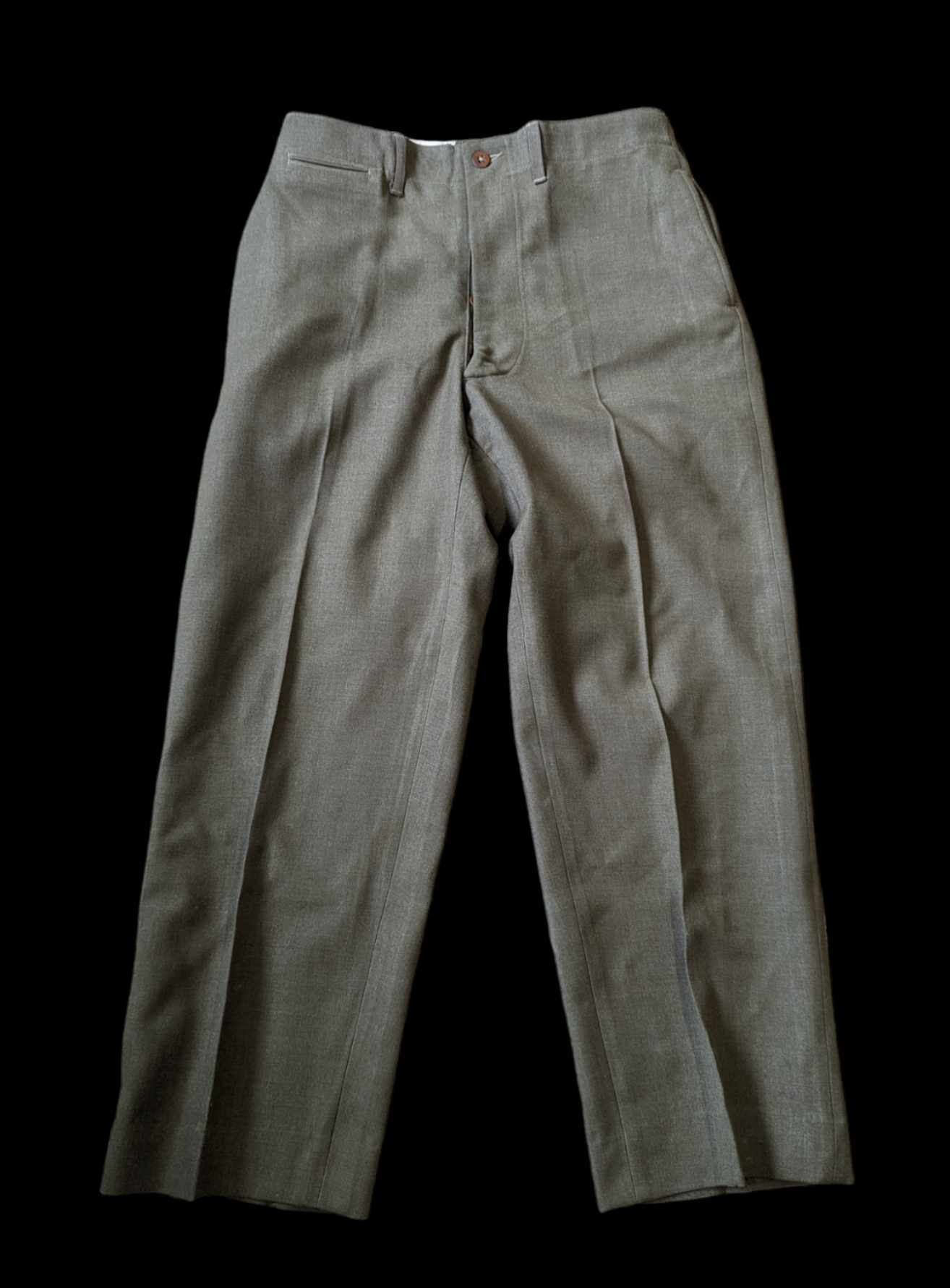 militaria : pantalon moutarde US m37 32x29/ US ww2 m37 trousers laundry
