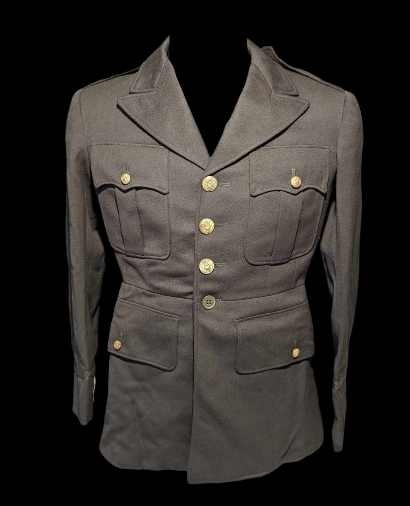 militaria : Veste de sortie Officier US ww2 / ww2 US officer class A jacket