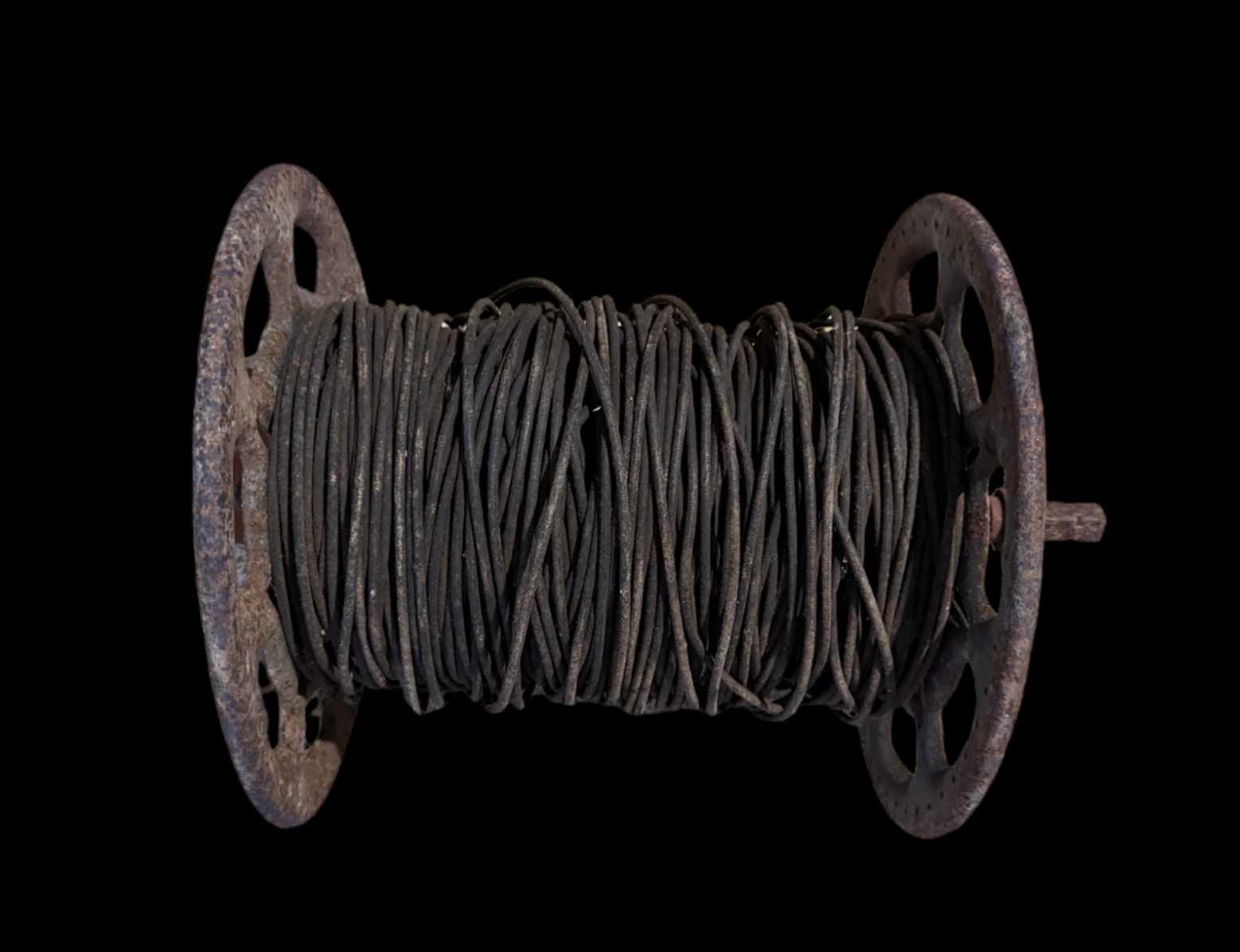 militaria : Dérouleur de câble allemand ww2 / German ww2 cable reel