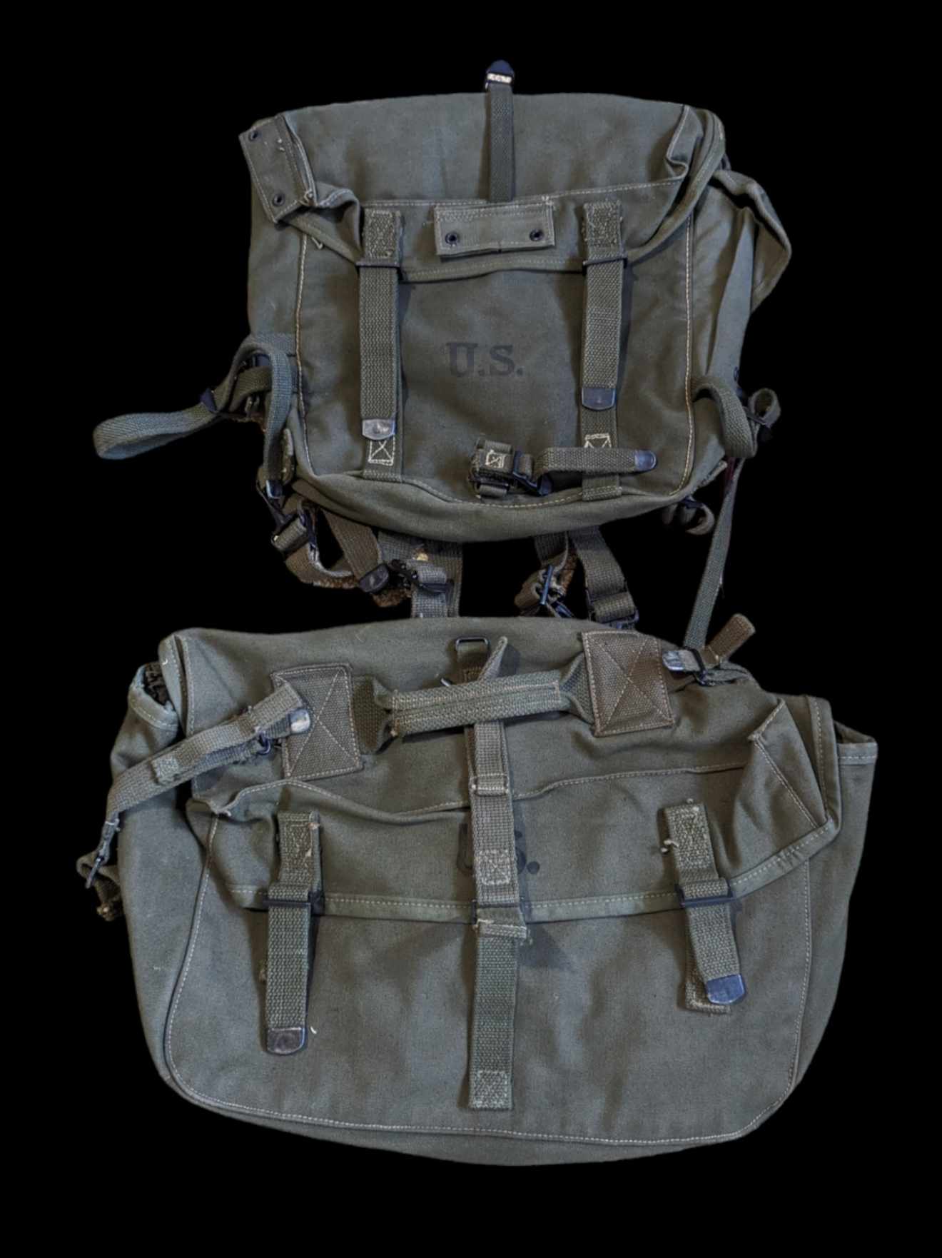 militaria : Sac à dos US ww2 m44 / 1944 US backpack