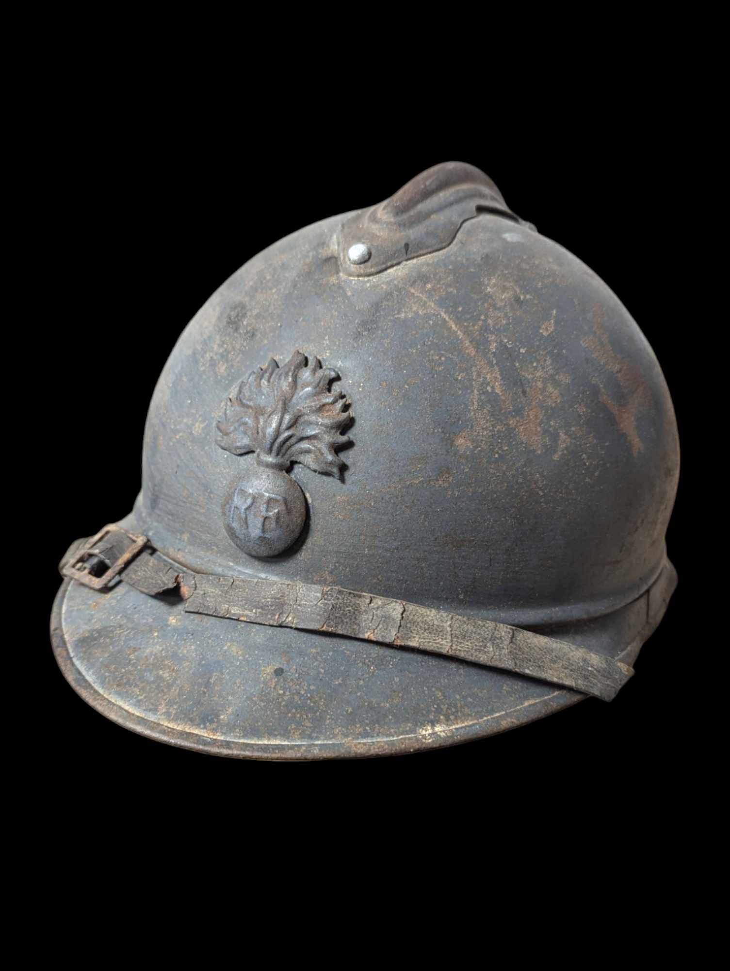 militaria : Coque casque Adrian m15 infanterie / French ww1 Adrian infantry helmet