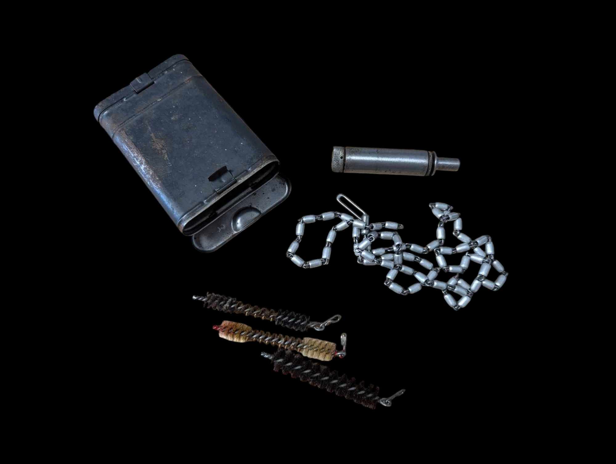 militaria : kit de nettoyage fusil RG34 / ww2 german rifle cleaning kit