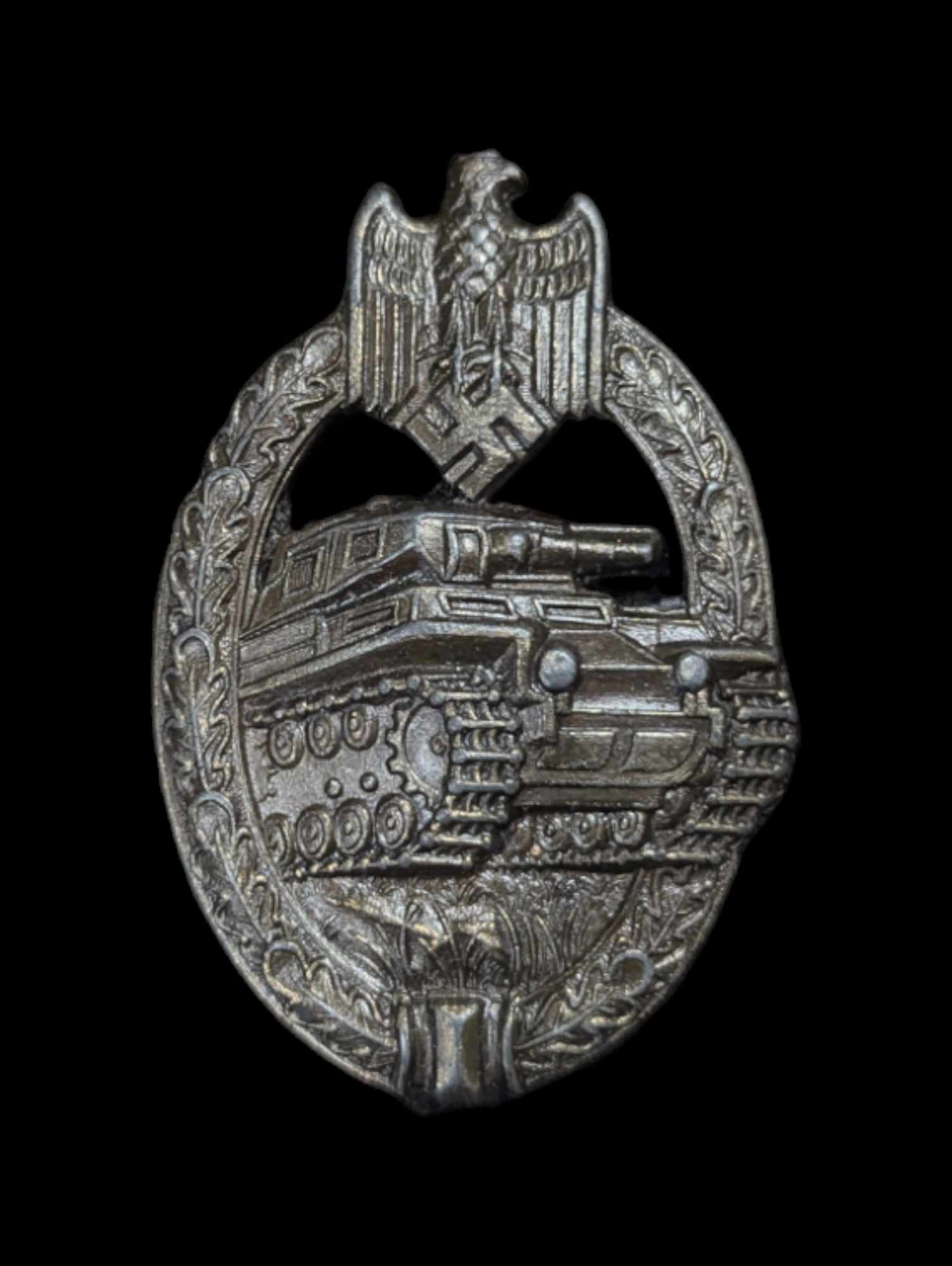 militaria : Badge d'assaut Panzer A.S allemand ww2 / German panzer badge