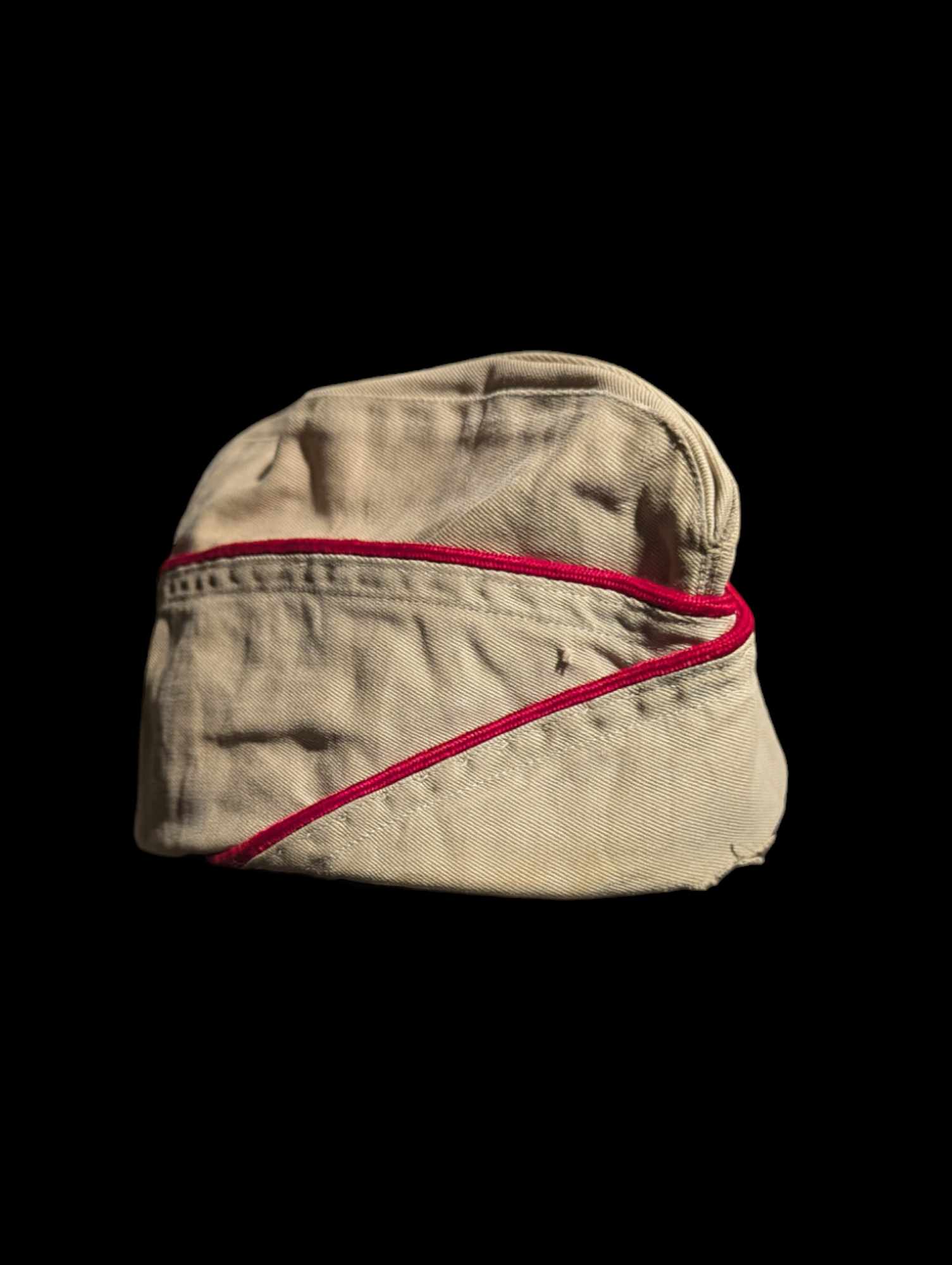 militaria : Calot chino US ww2 Artillerie / US ww2 Artillery chino cap