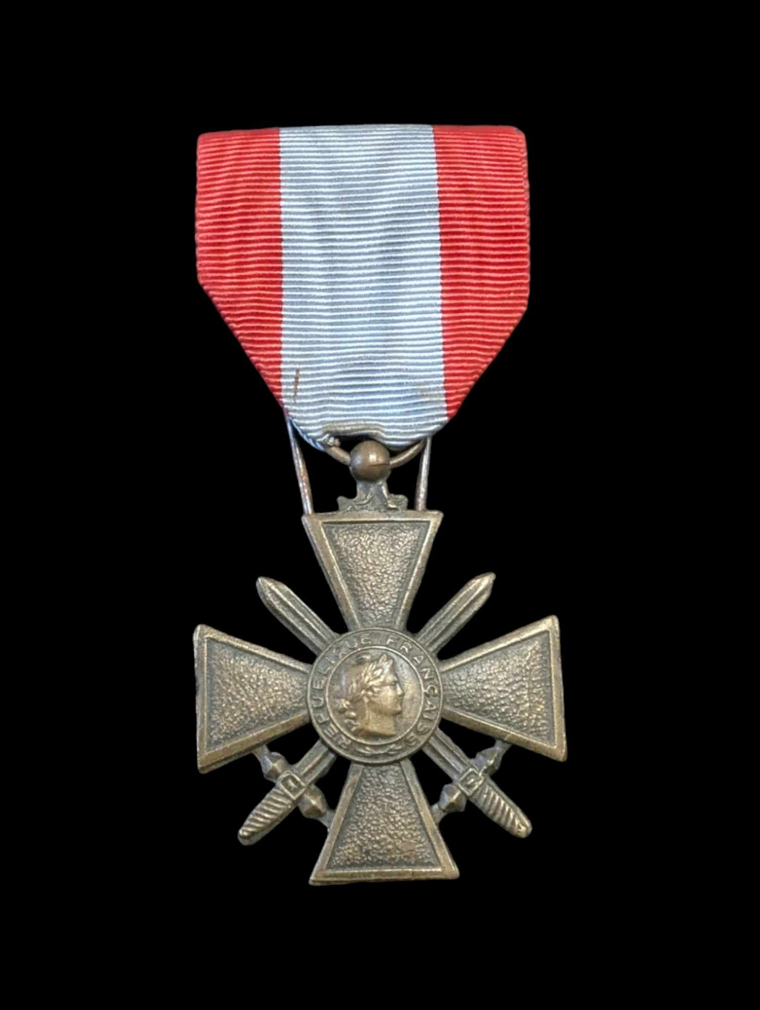 militaria : Médaille Croix de Guerre TOE / French medal