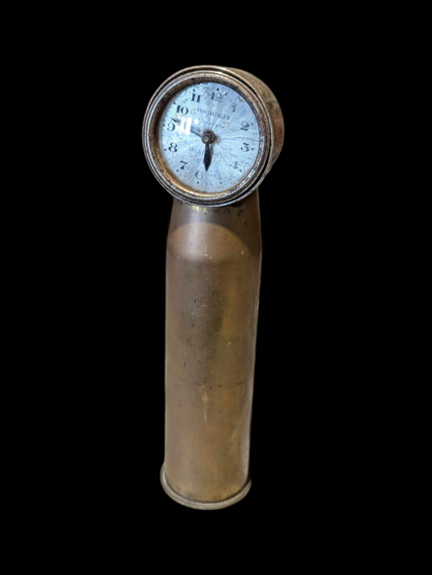 militaria : Horloge artisanale Mulhouse ww2 / french WW2 handcrafted clock