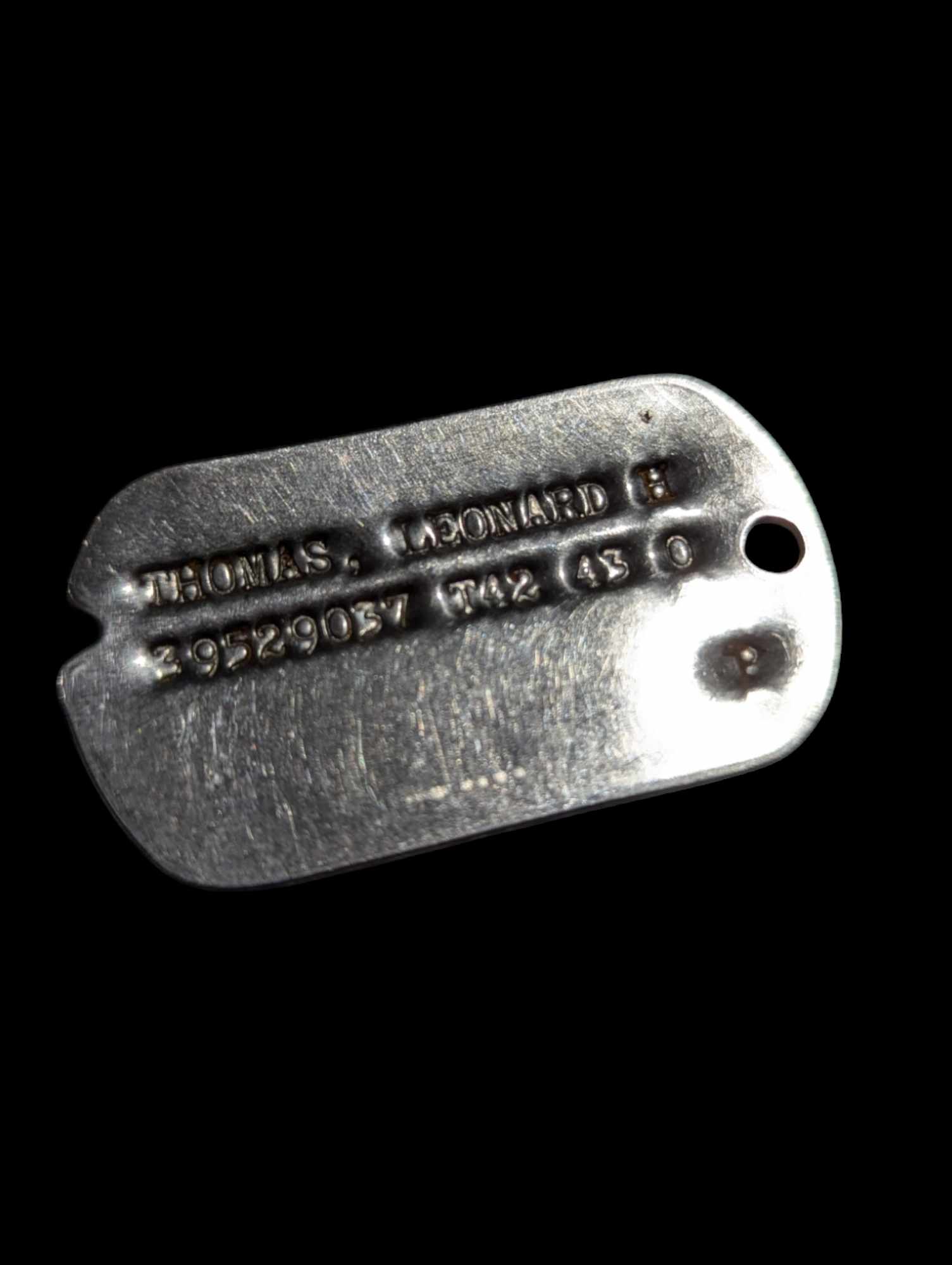 militaria : Plaque d'identité US ww2 / US dog tag