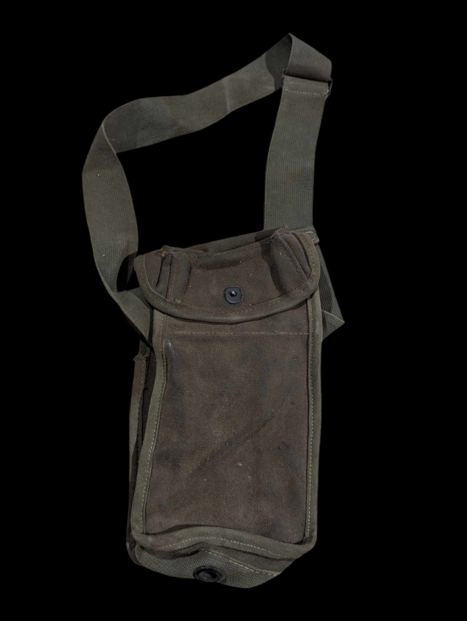 militaria : Porte chargeur Grease Gun US ww2 / US grease gun pouch