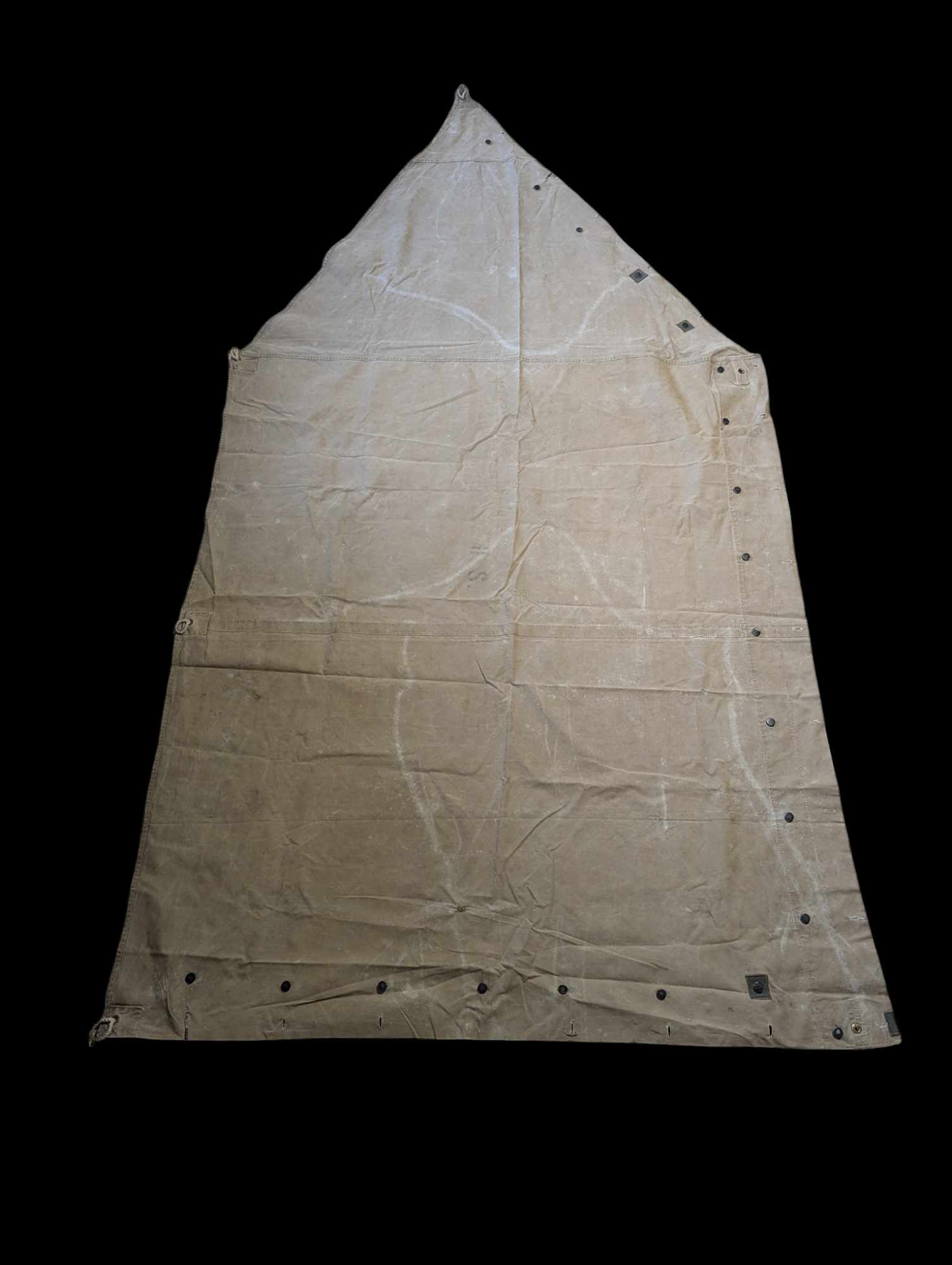 militaria : Toile de tente US 1er type / US ww2 tent canvas