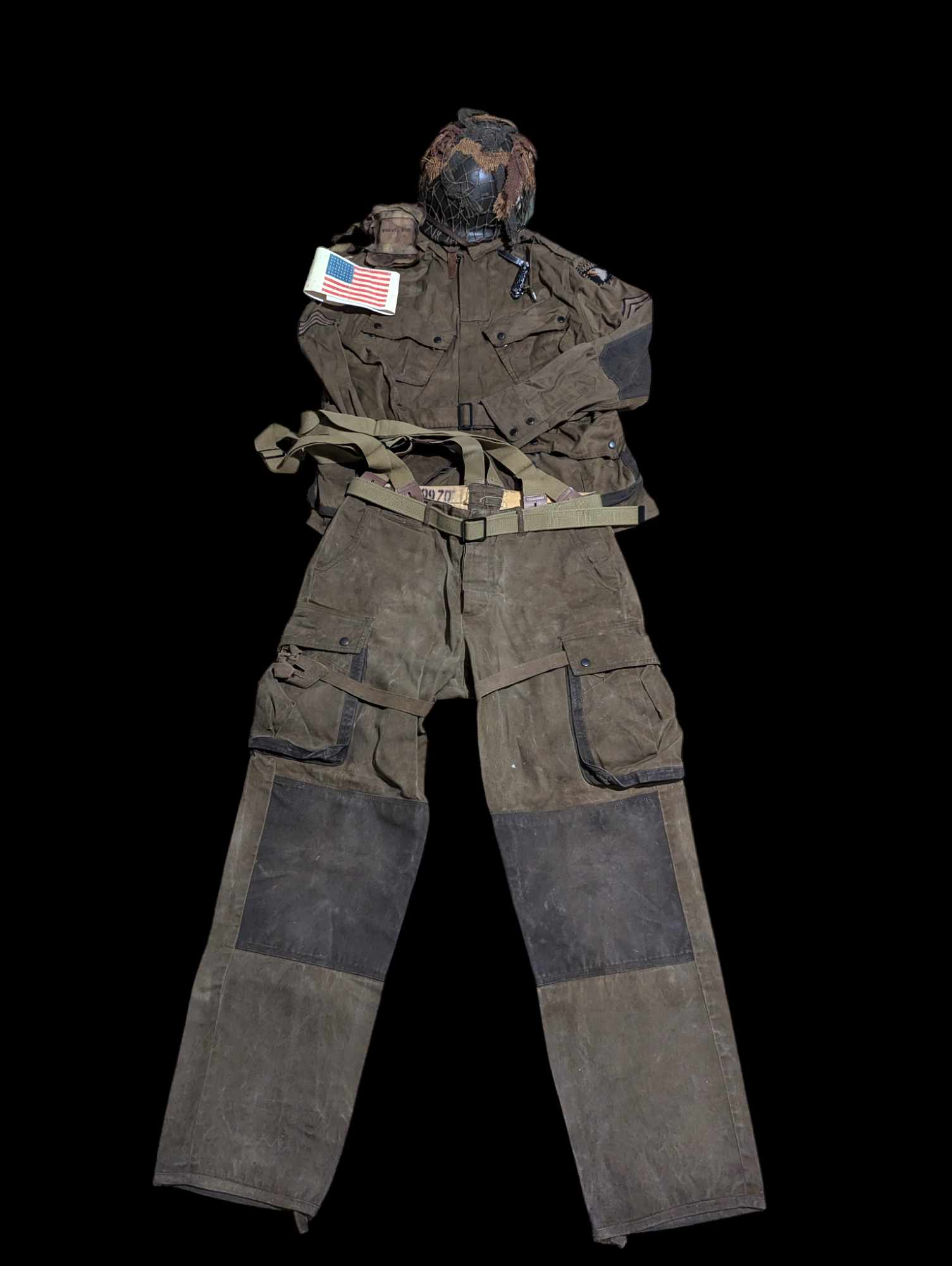 militaria : REPRO tenue M42 renforcée 101 AB / US ww2 para uniform